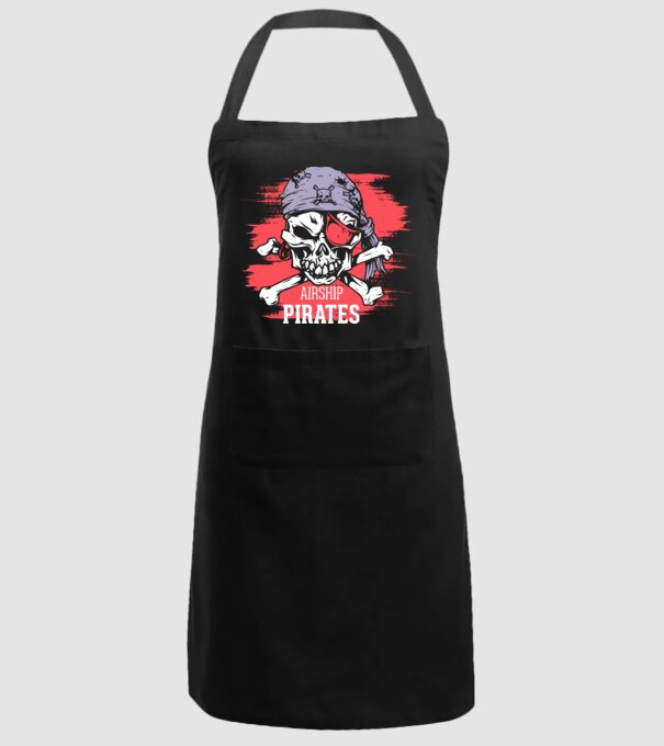 Airship Pirates - Pirat model negru pe tricou