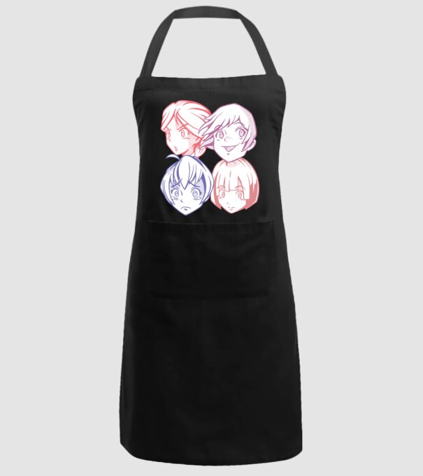 Expresii Anime model negru pe tricou