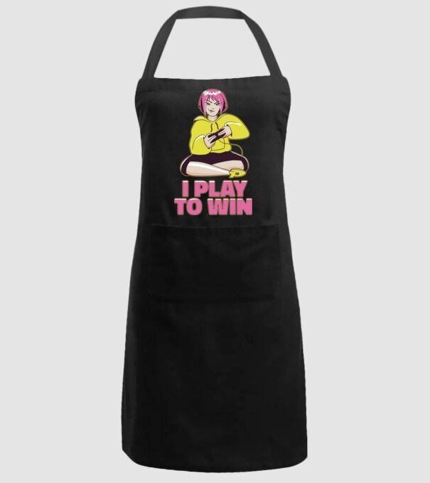Anime fată Gamer model negru pe tricou