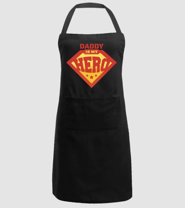 Tata este Supereroul meu model negru pe tricou