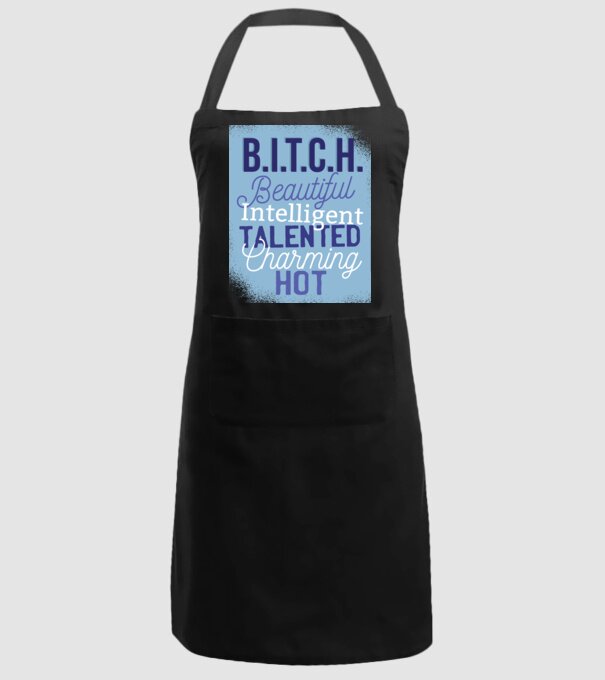 B.I.T.C.H. - Tricou cu inscripție amuzantă model negru pe tricou