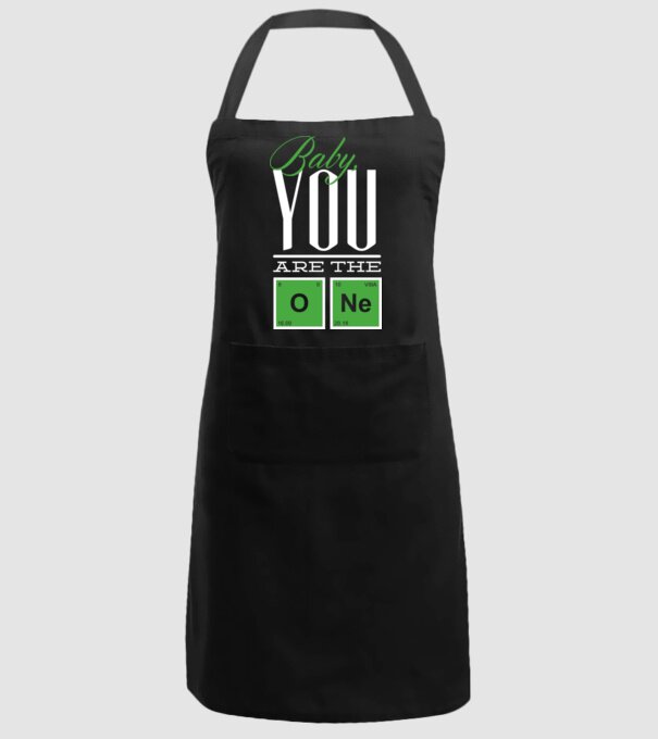 Baby you are the one model negru pe tricou