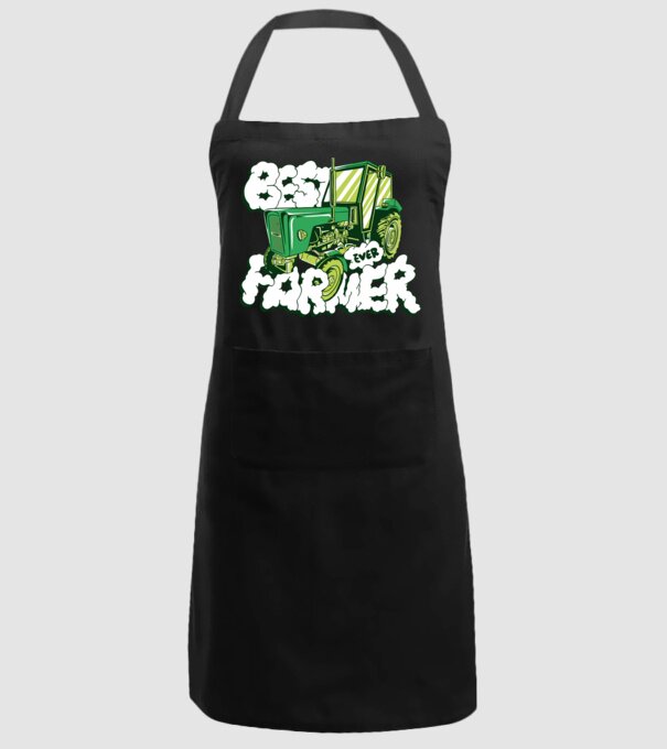 Best Farmer Ever cu Tractor model negru pe tricou