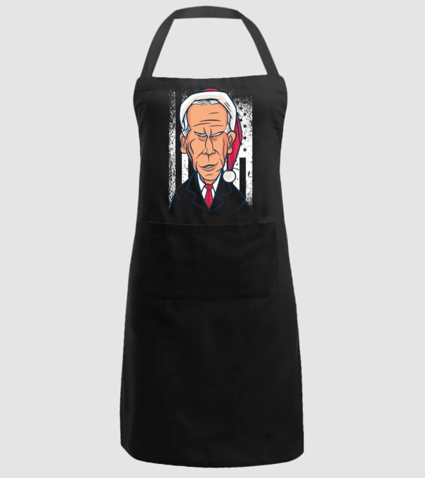 Crăciun Biden model negru pe tricou