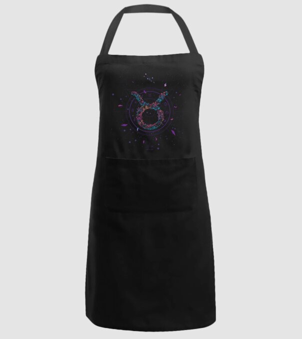 Taurus Zodiac model negru pe tricou