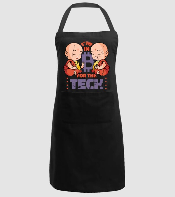 Călugări Buddha Bitcoin model negru pe tricou
