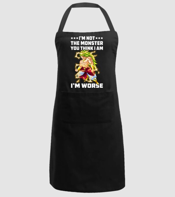 Brolly monster Dragonball model negru pe tricou