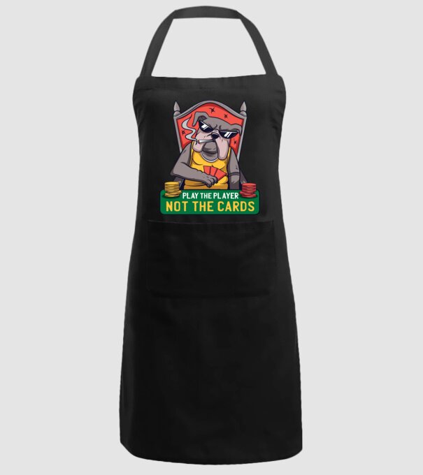 Bulldog Poker model negru pe tricou