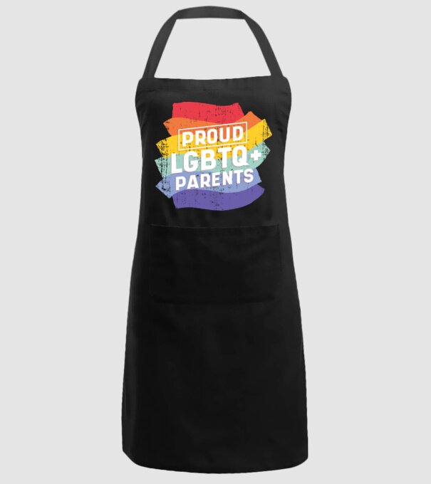Părinți mândri LGBTQ model negru pe tricou