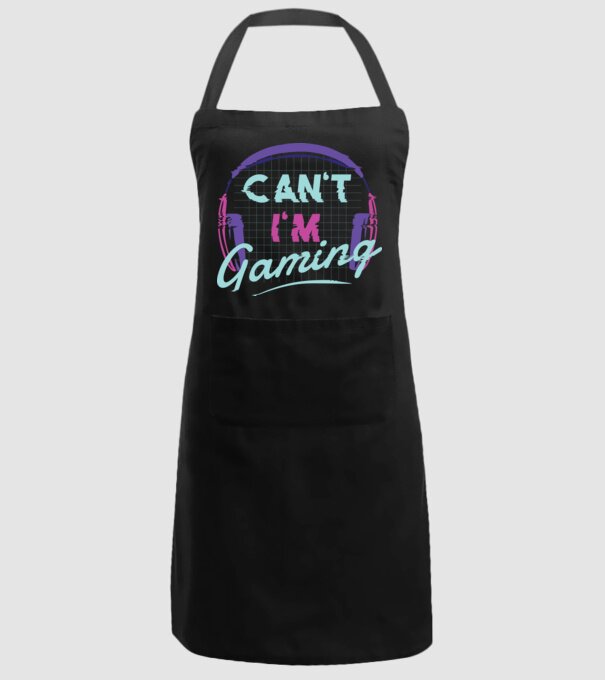 'Can''t I''m Gaming - Gamer' model negru pe tricou