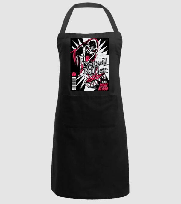Cereal Killer model negru pe tricou
