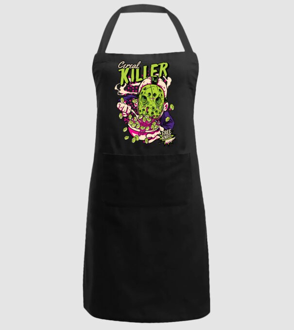 Cereal Killer model negru pe tricou