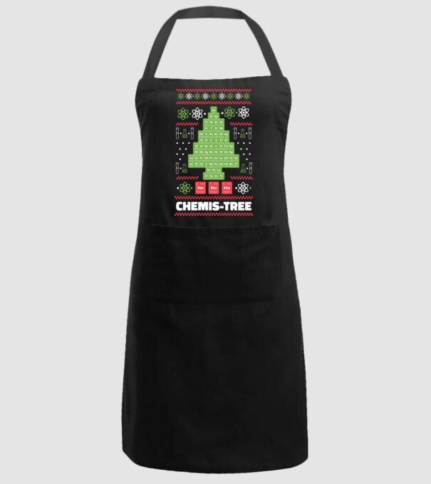 Chemis-tree pom de Crăciun model negru pe tricou