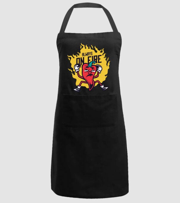 Ardei Chili model negru pe tricou