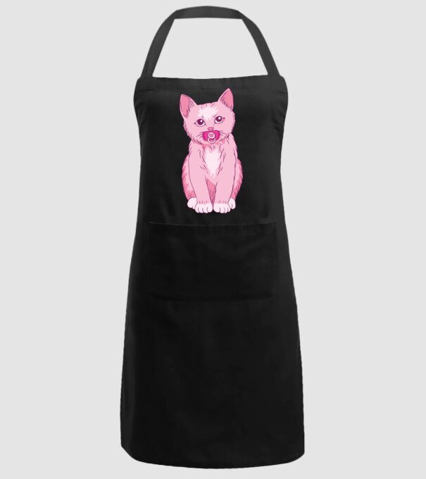 Pisică Baby model negru pe tricou