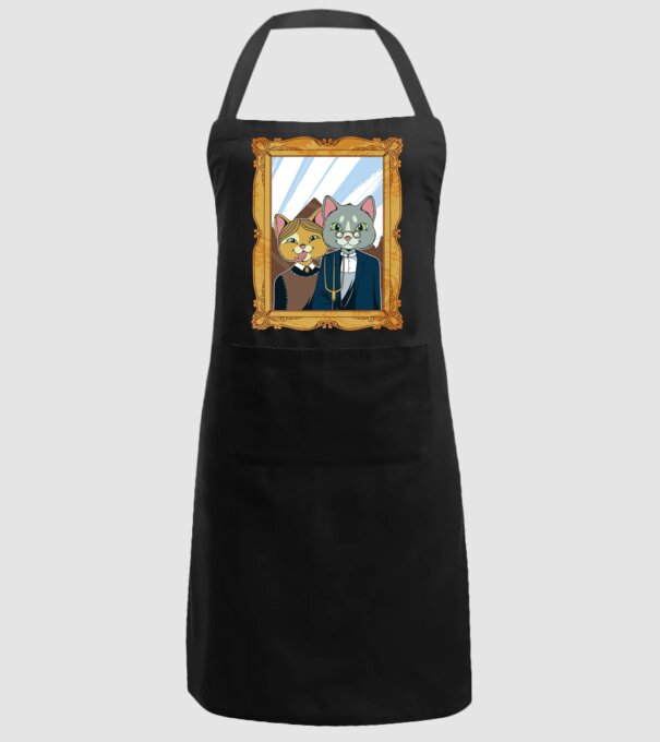 Portret Pisică model negru pe tricou