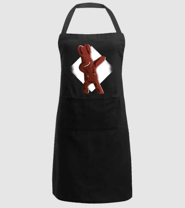 Iepuraș de Ciocolată model negru pe tricou