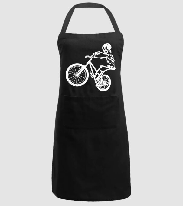 Biciclist schelet model negru pe tricou