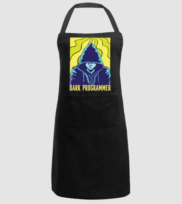 Dark Programmer model negru pe tricou