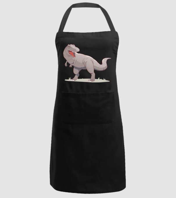 Dinozaur T-rex model negru pe tricou