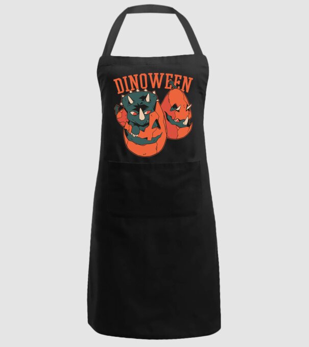Dinoween model negru pe tricou