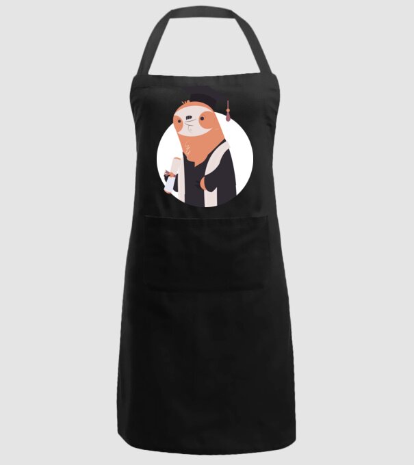 Leneș cu diplomă pentru absolvire model negru pe tricou