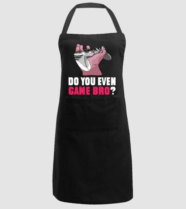 Do You Even Game Bro? model negru pe tricou