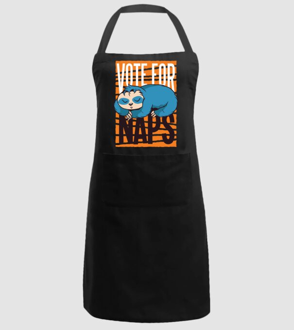 Votez pentru relaxare Leneș model negru pe tricou