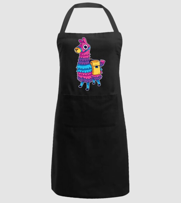 Fortnite LLama - Tricou gamer cu lama model negru pe tricou