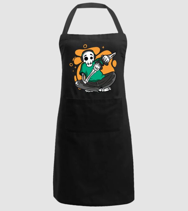 Schelet Gamer model negru pe tricou