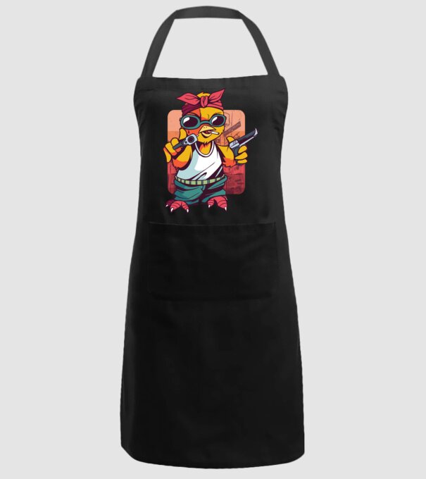Pui Gangster model negru pe tricou