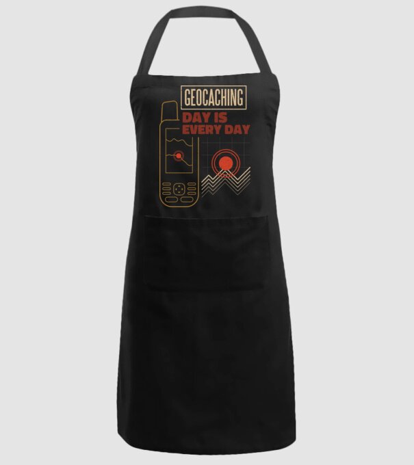 Geocaching model negru pe tricou
