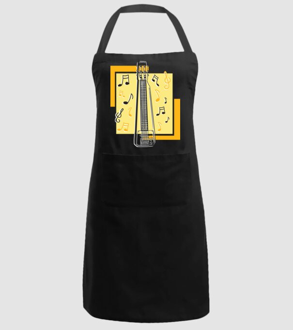 Tricou chitarist model negru pe tricou