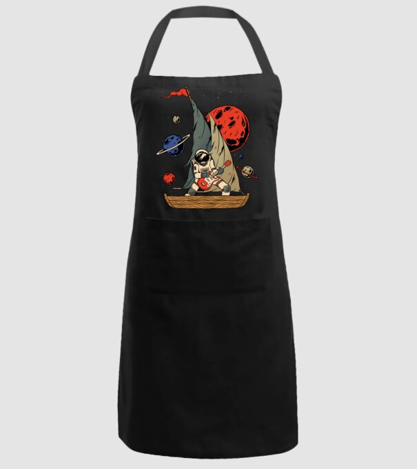 Astronaut Chitarist model negru pe tricou