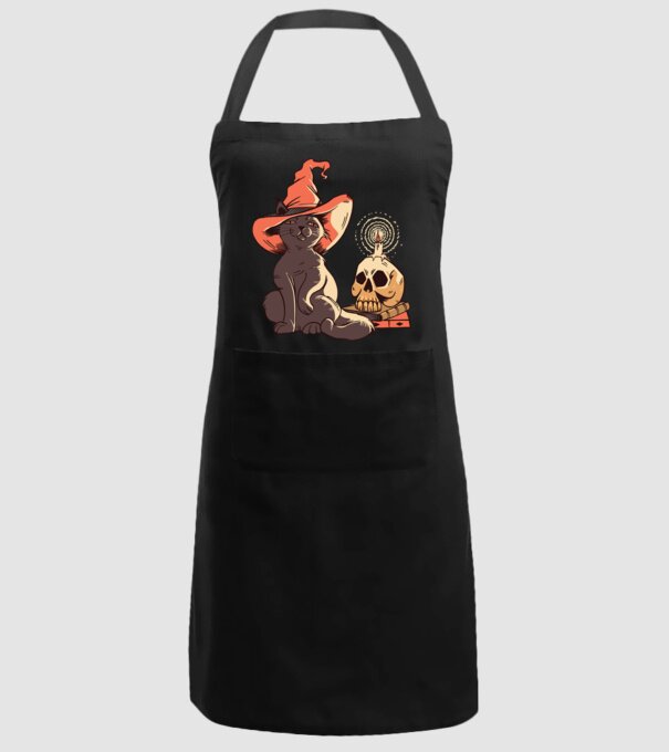 Pisică Halloween model negru pe tricou