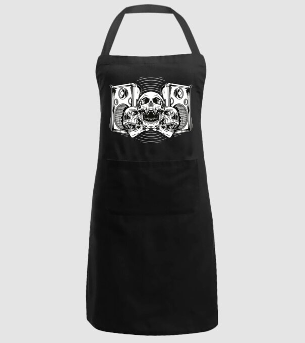 Cranii difuzor model negru pe tricou