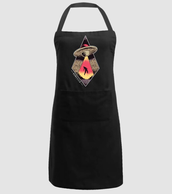 Dor de casă alien model negru pe tricou