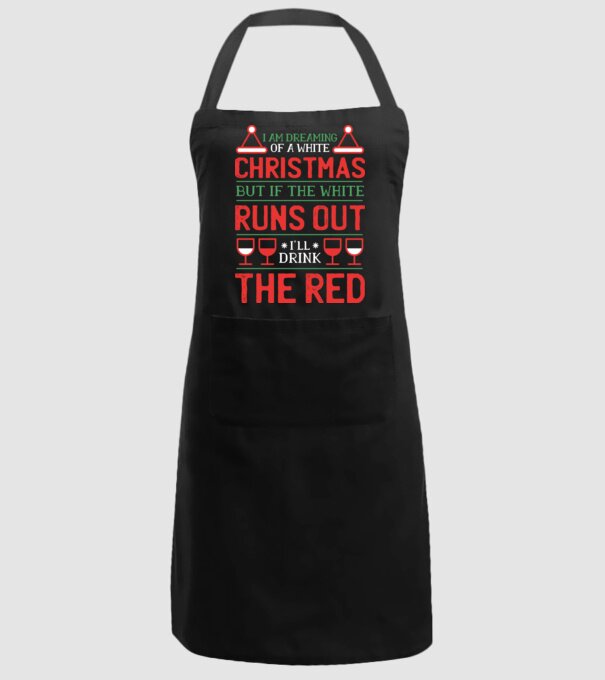 I am dreaming of a white Christmas model negru pe tricou