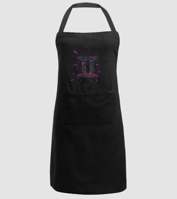 Gemini Zodiac model negru pe tricou