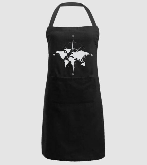Busolă model negru pe tricou