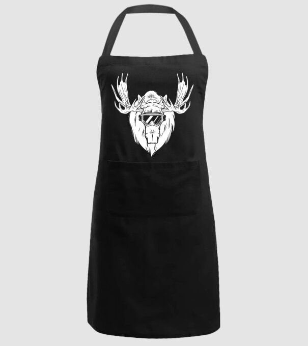 Cap de Elan model negru pe tricou