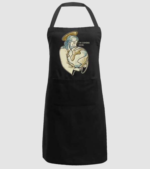 Jesus is coming soon - Isus vine în curând model negru pe tricou