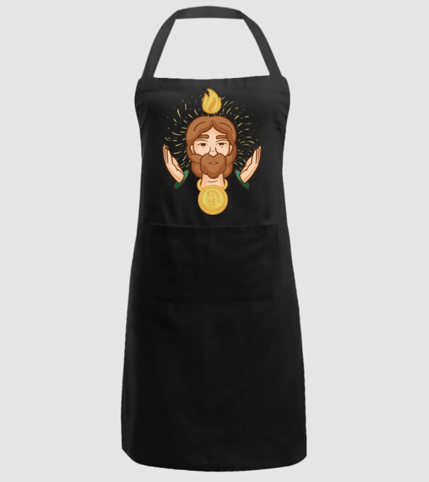 Apostolul Iuda model negru pe tricou