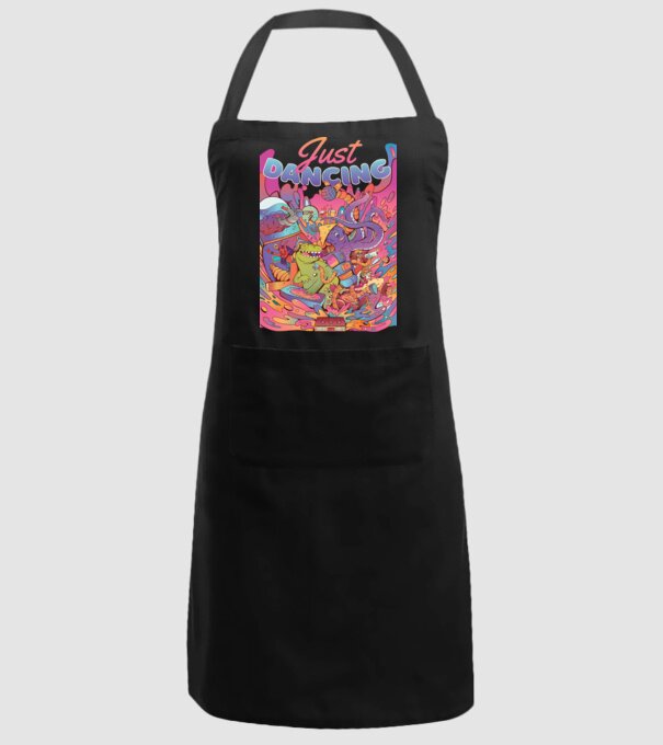 Just Dancing Fulgi de cereale model negru pe tricou