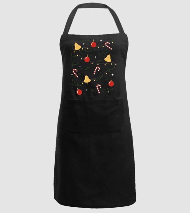 Decorații Crăciun model negru pe tricou