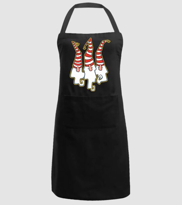 Elfi de Crăciun model negru pe tricou