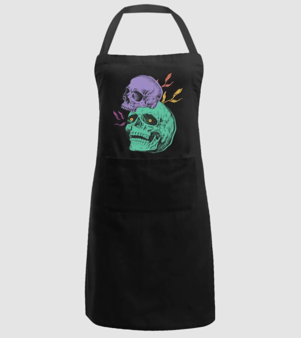 Cranii model negru pe tricou