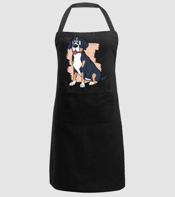 Câine model negru pe tricou
