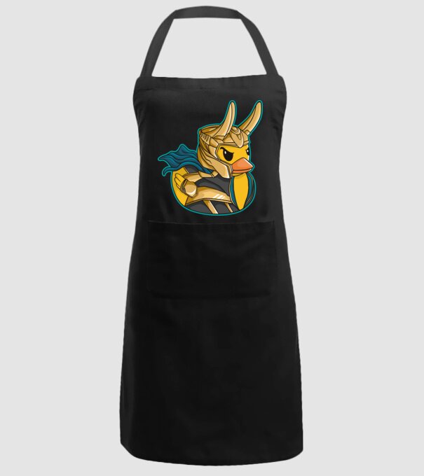 Rață Loki model negru pe tricou