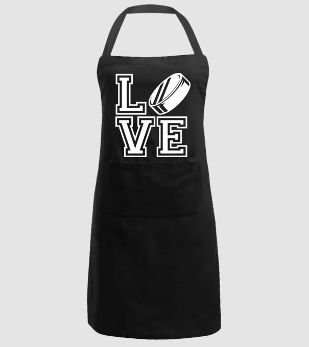 Love hochei model negru pe tricou